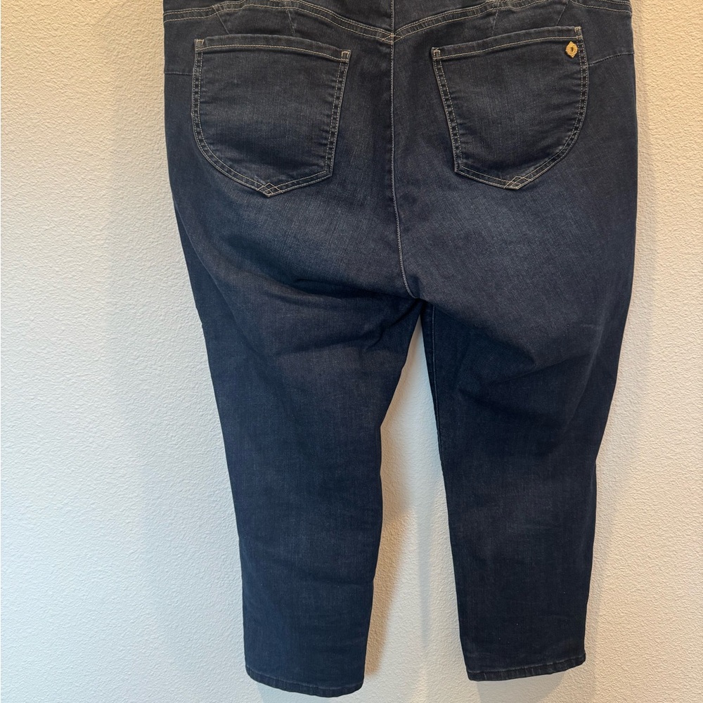 Democracy Dark Blue Ankle Jeans 20 W - Picture 3 of 5